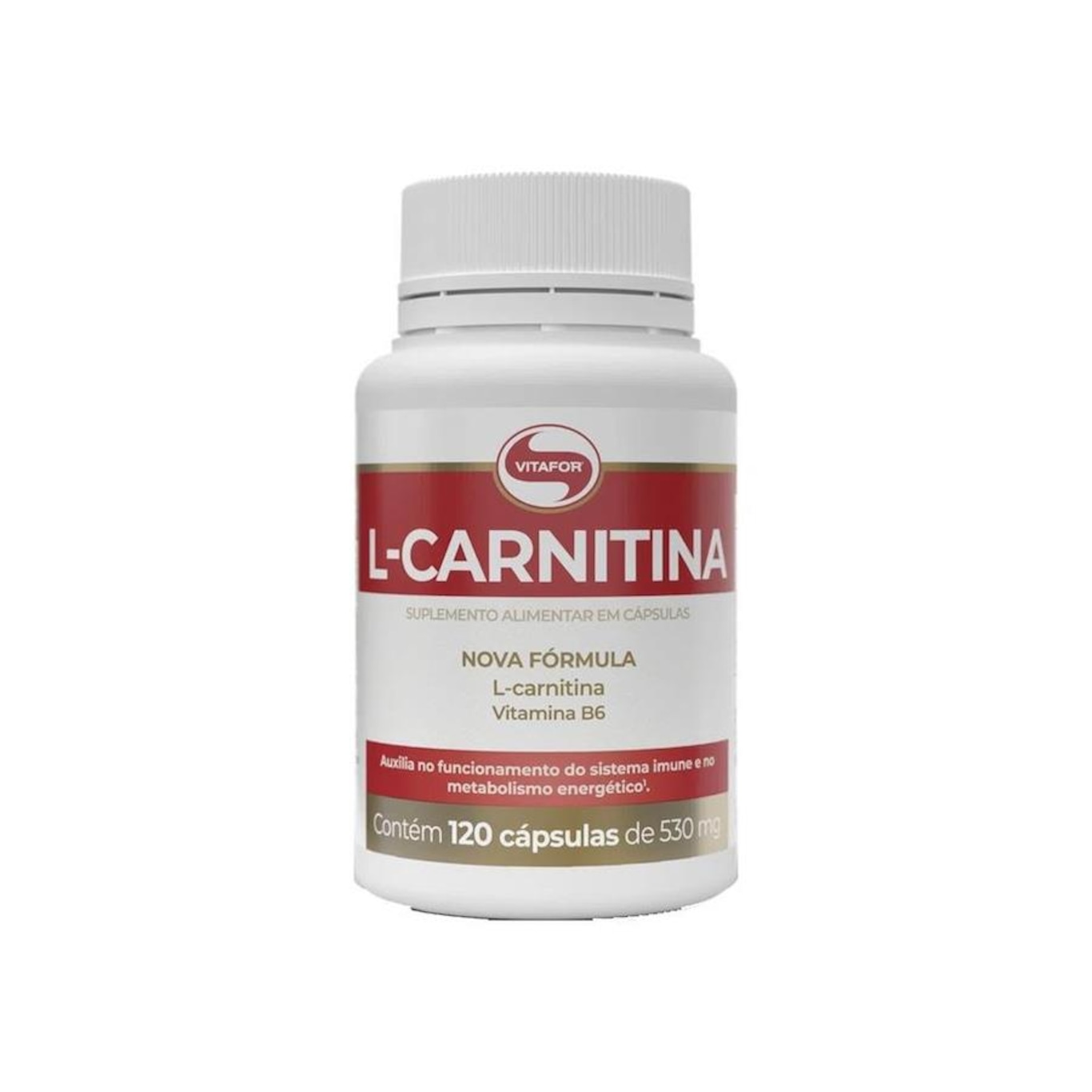 L Carnitina 120 Capsula 530Mg - Vitafor - Foto 1