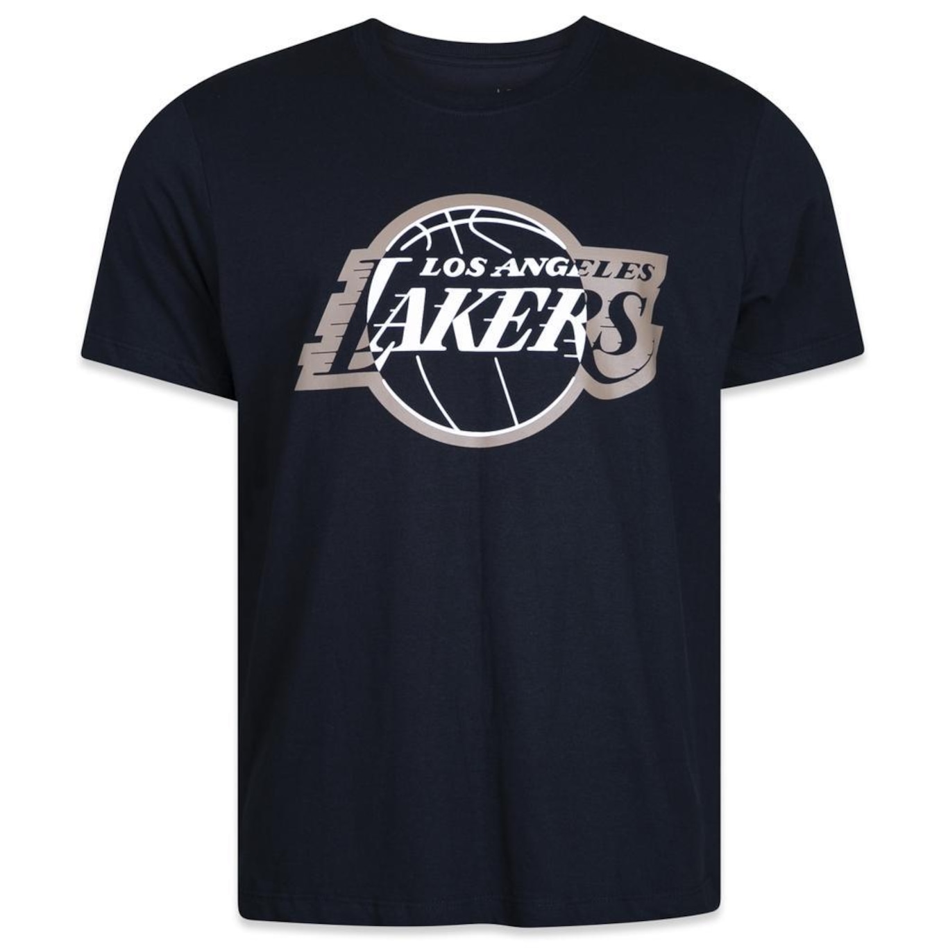 Camiseta New Era Regular Los Angeles Lakers Core Nba - Masculina - Foto 1