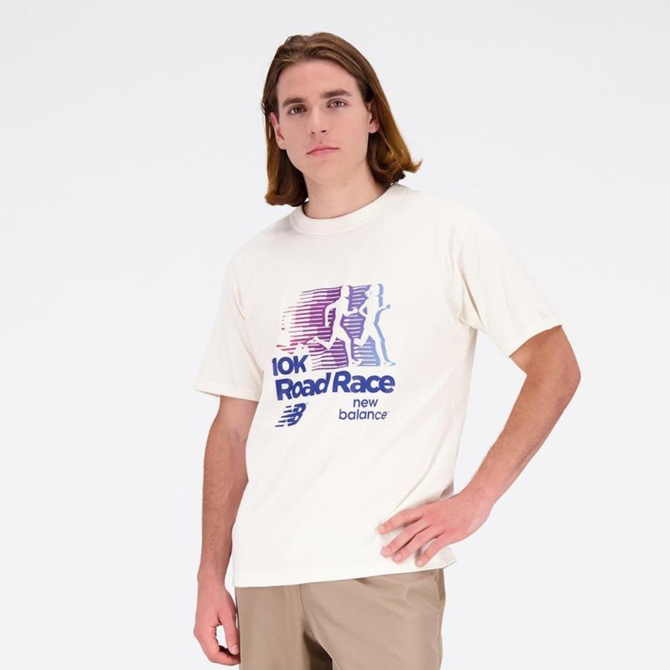 Camiseta New Balance Athletics Print - Masculina - Foto 1