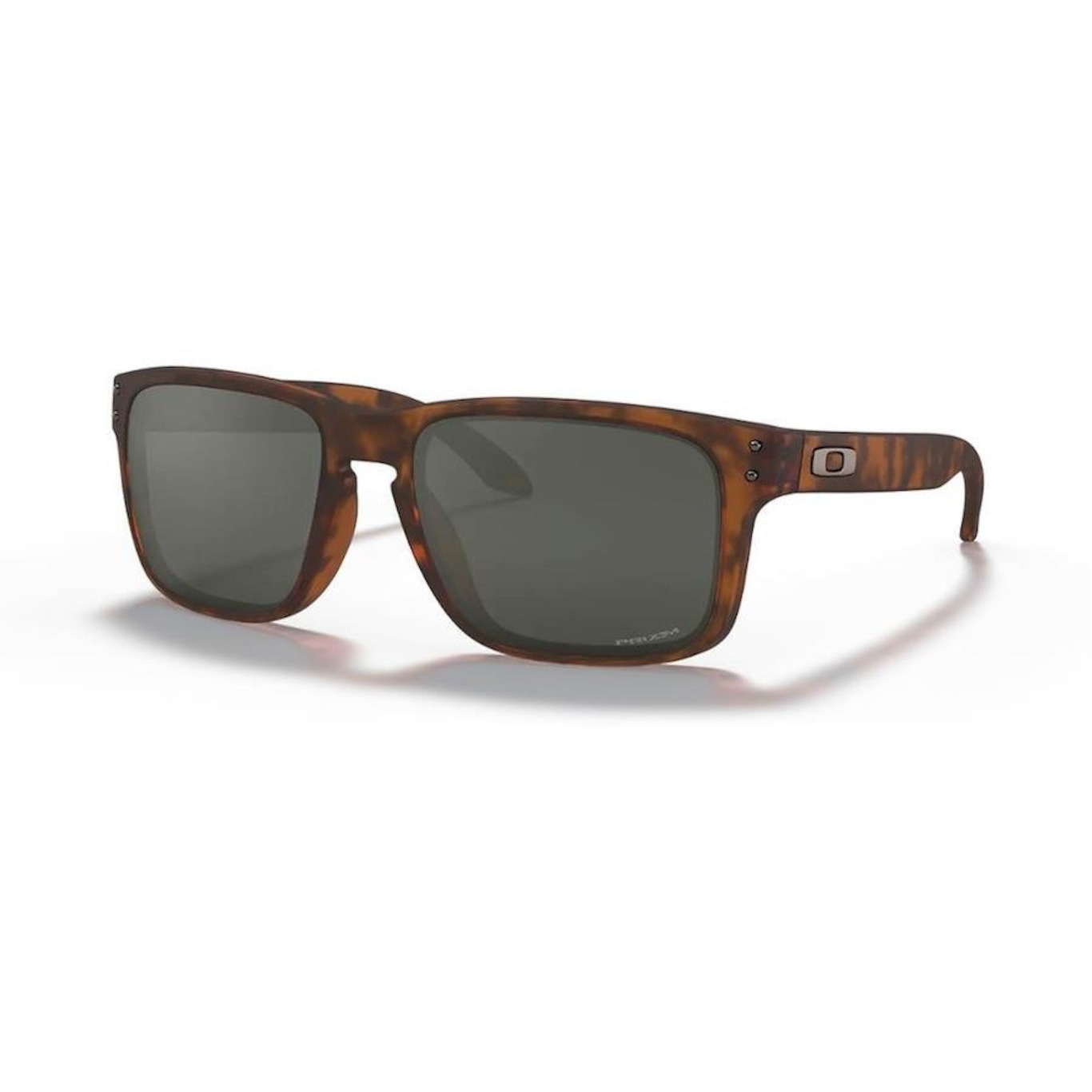 Óculos de Sol Oakley Holbrook Brown Tortoise Prizm Black - Foto 1