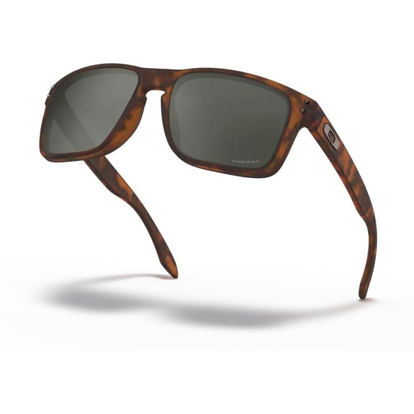 Óculos de Sol Oakley Holbrook Brown Tortoise Prizm Black - Foto 3