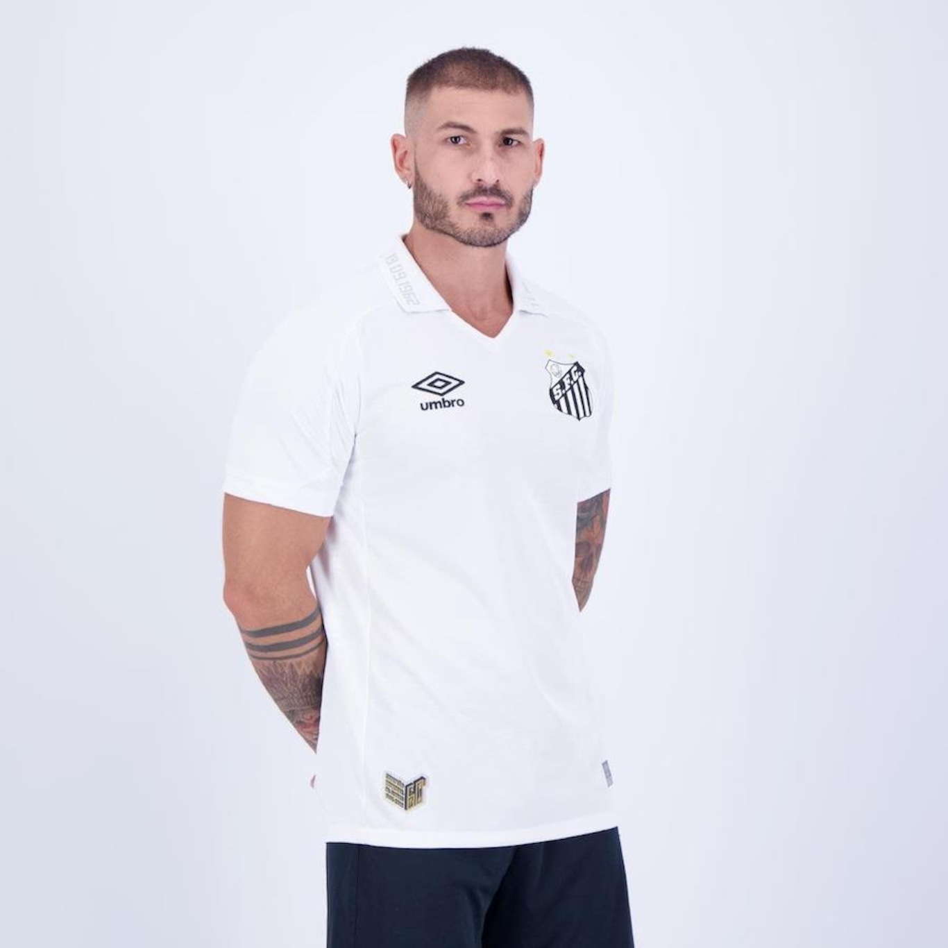 Camisa do Santos I 2022 Umbro - Masculina - Foto 2