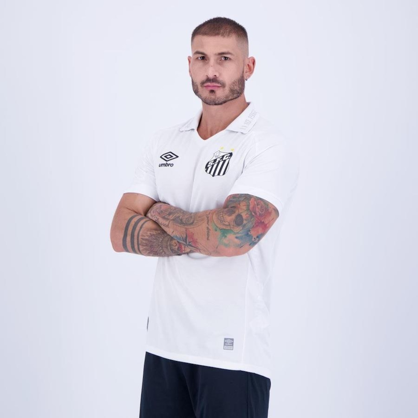 Camisa do Santos I 2022 Umbro - Masculina - Foto 3