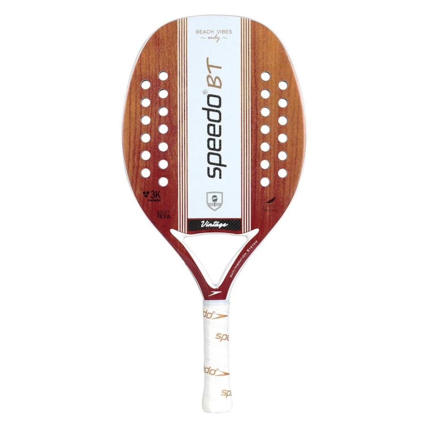 Raquete de Beach Tennis 3K Vintage + Beach Bag Speedo Wood - Foto 1