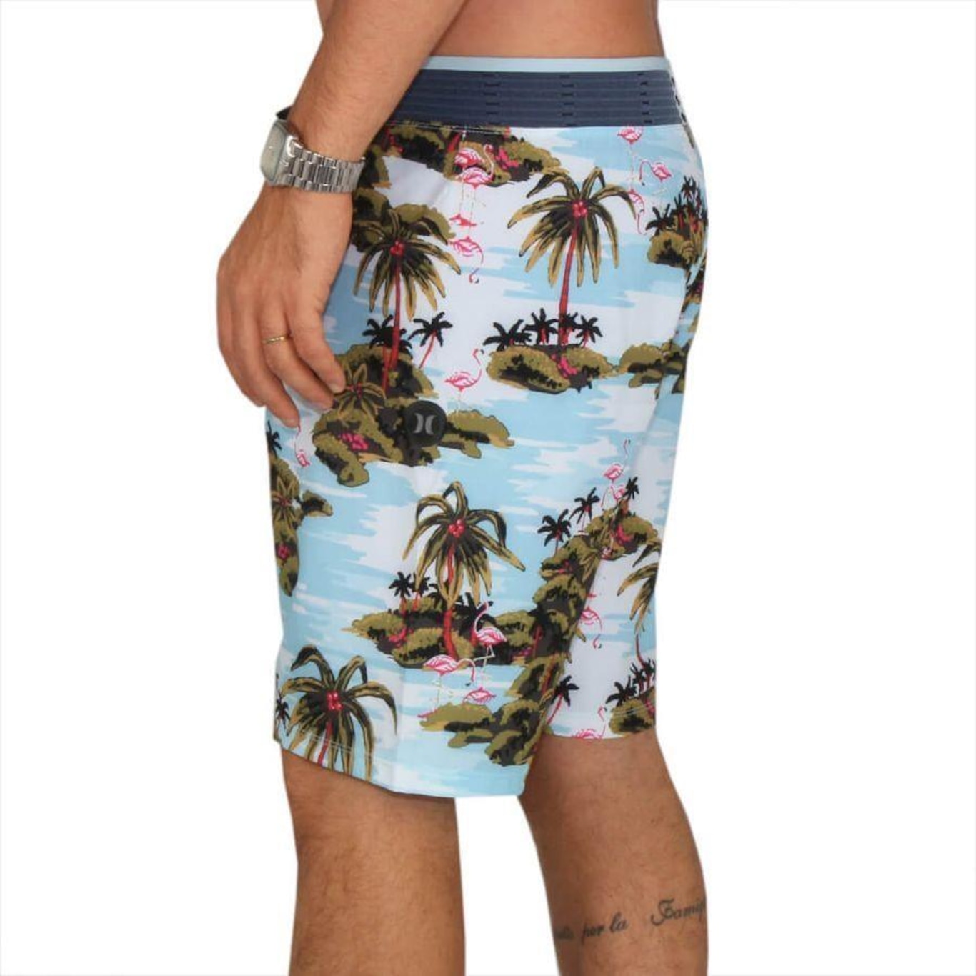 Bermuda Hurley Phantom Hyperweave Flamingo - Masculina - Foto 2