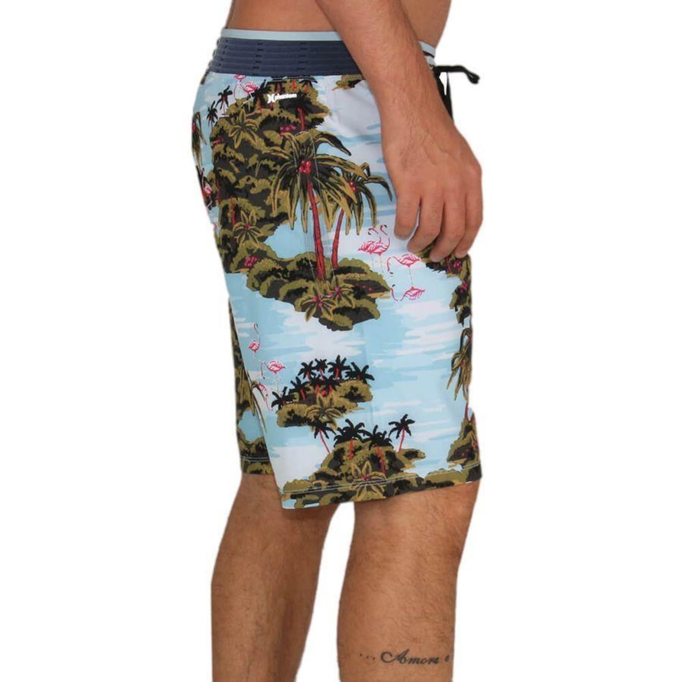 Bermuda Hurley Phantom Hyperweave Flamingo - Masculina - Foto 4