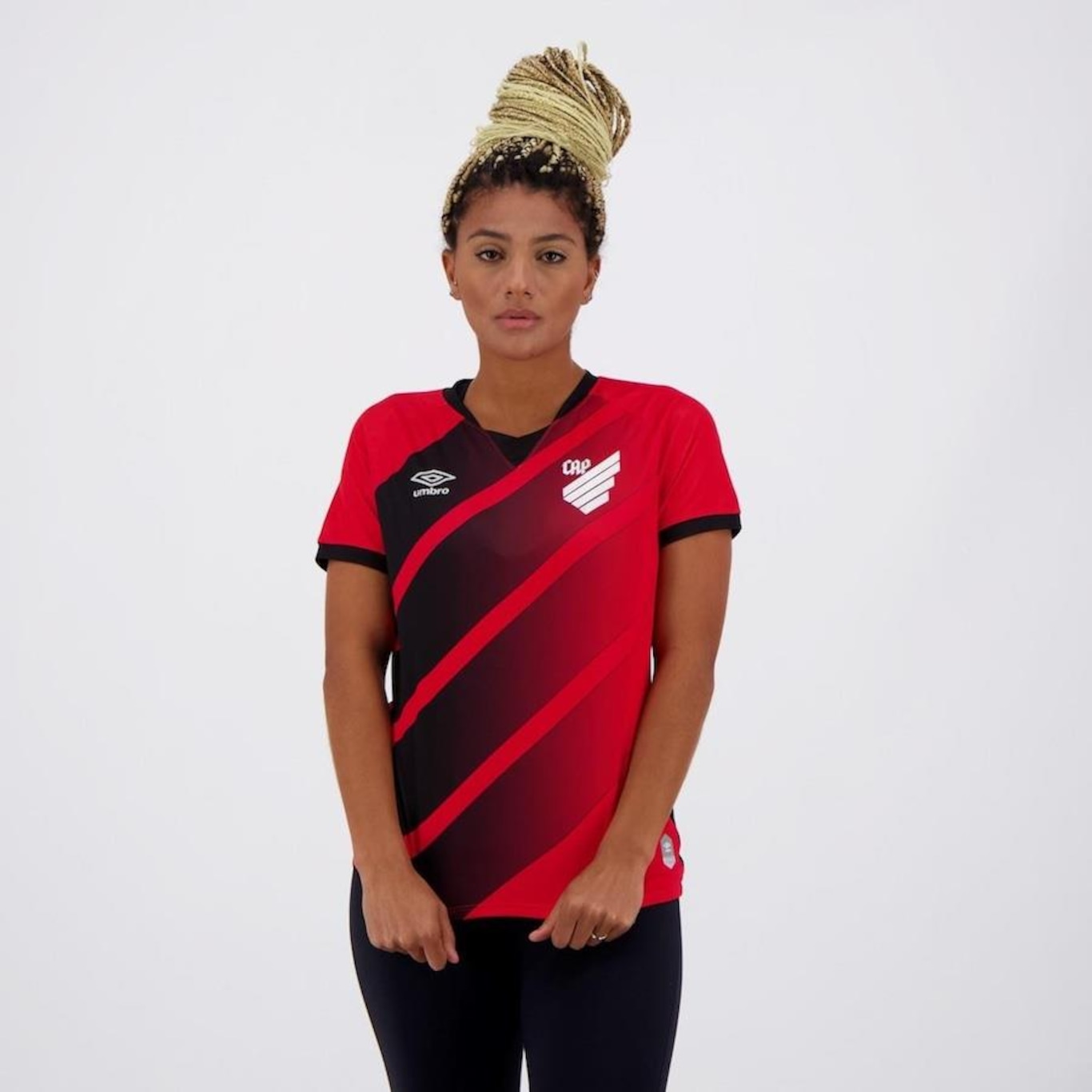 Camisa do Athletico Paranaense I 2020 Umbro - Feminina - Foto 1