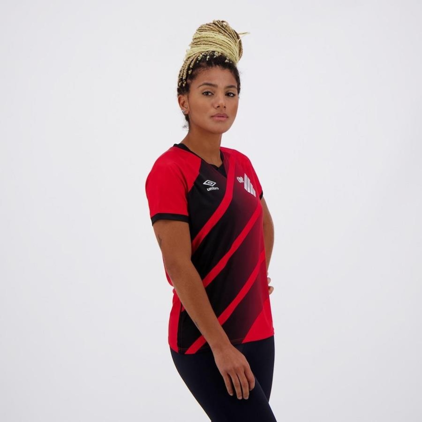 Camisa do Athletico Paranaense I 2020 Umbro - Feminina - Foto 2