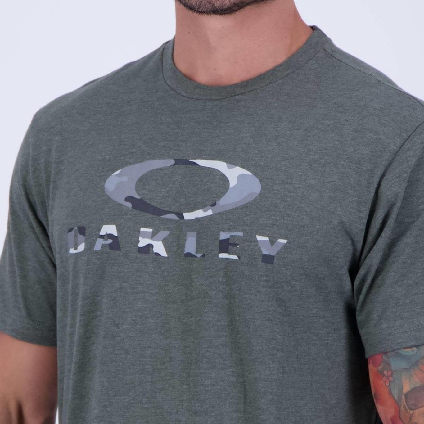 Camiseta Oakley Camo Ss - Masculina - Foto 5