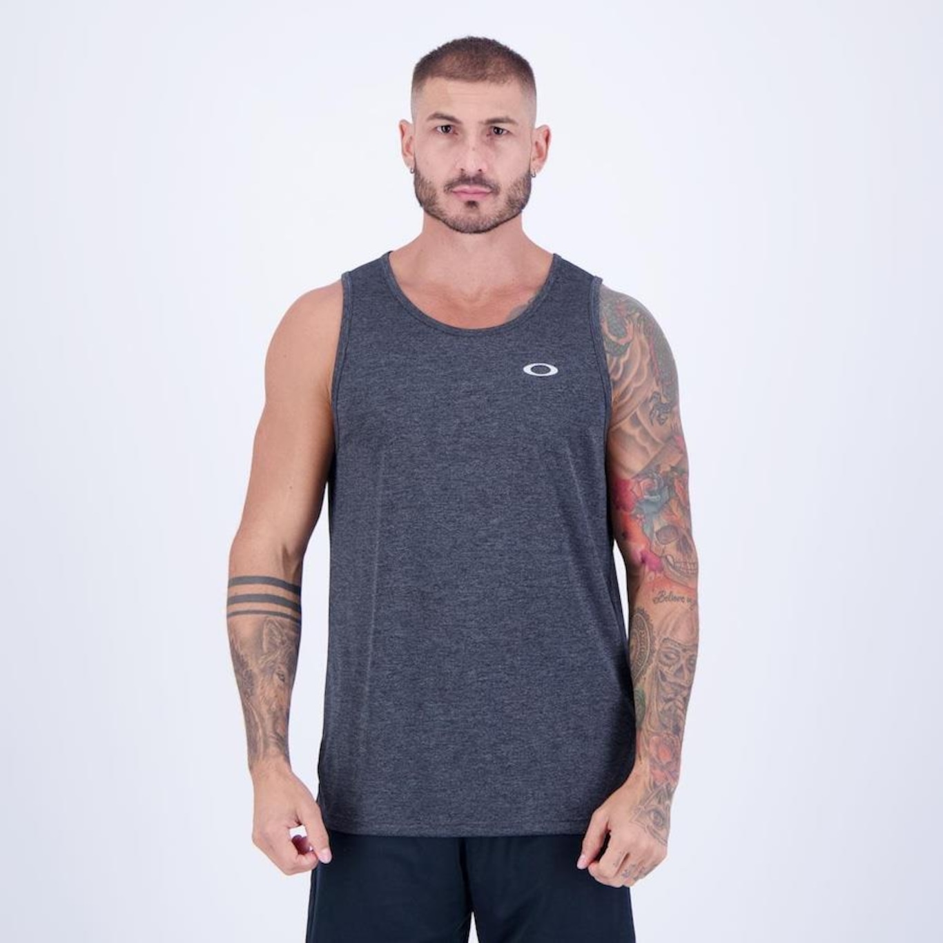 Camiseta Regata Oakley Ellipse Sport Tank - Masculina - Foto 1