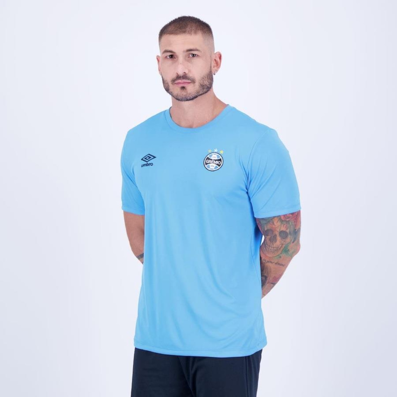 Camisa do Grêmio Basic Umbro - Masculina - Foto 3