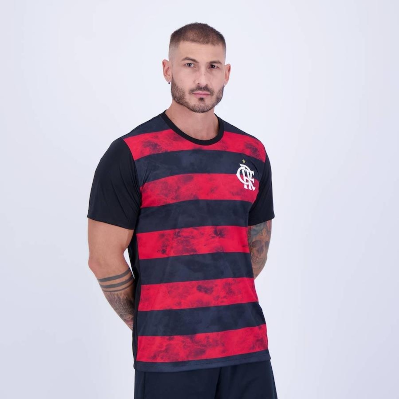 Camisa do Flamengo Braziline Arbor - Masculina - Foto 3