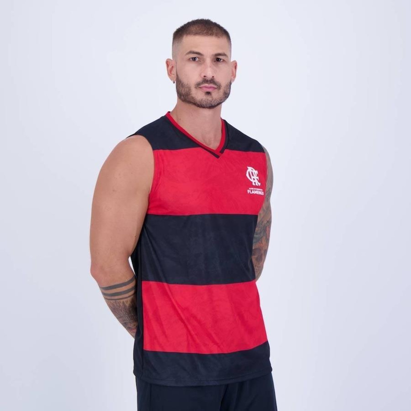 Camiseta Regata do Flamengo Essence - Masculina - Foto 5