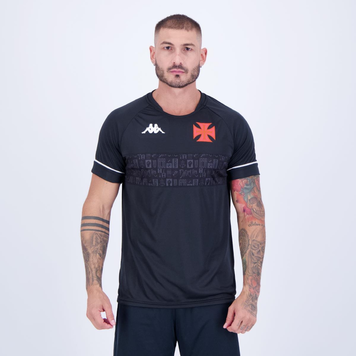 Camisa do Vasco Kappa Supporter Range - Masculina - Foto 1