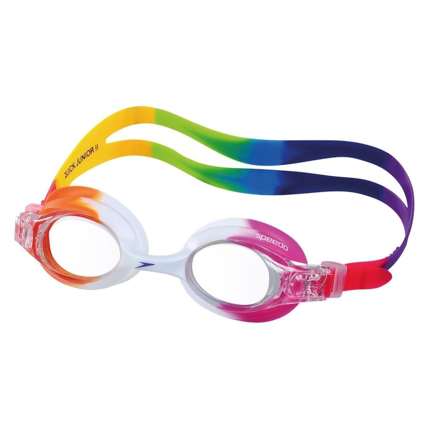 Óculos de Natação Quick Jr II Speedo Rainbow Cristal - Infantil - Foto 1