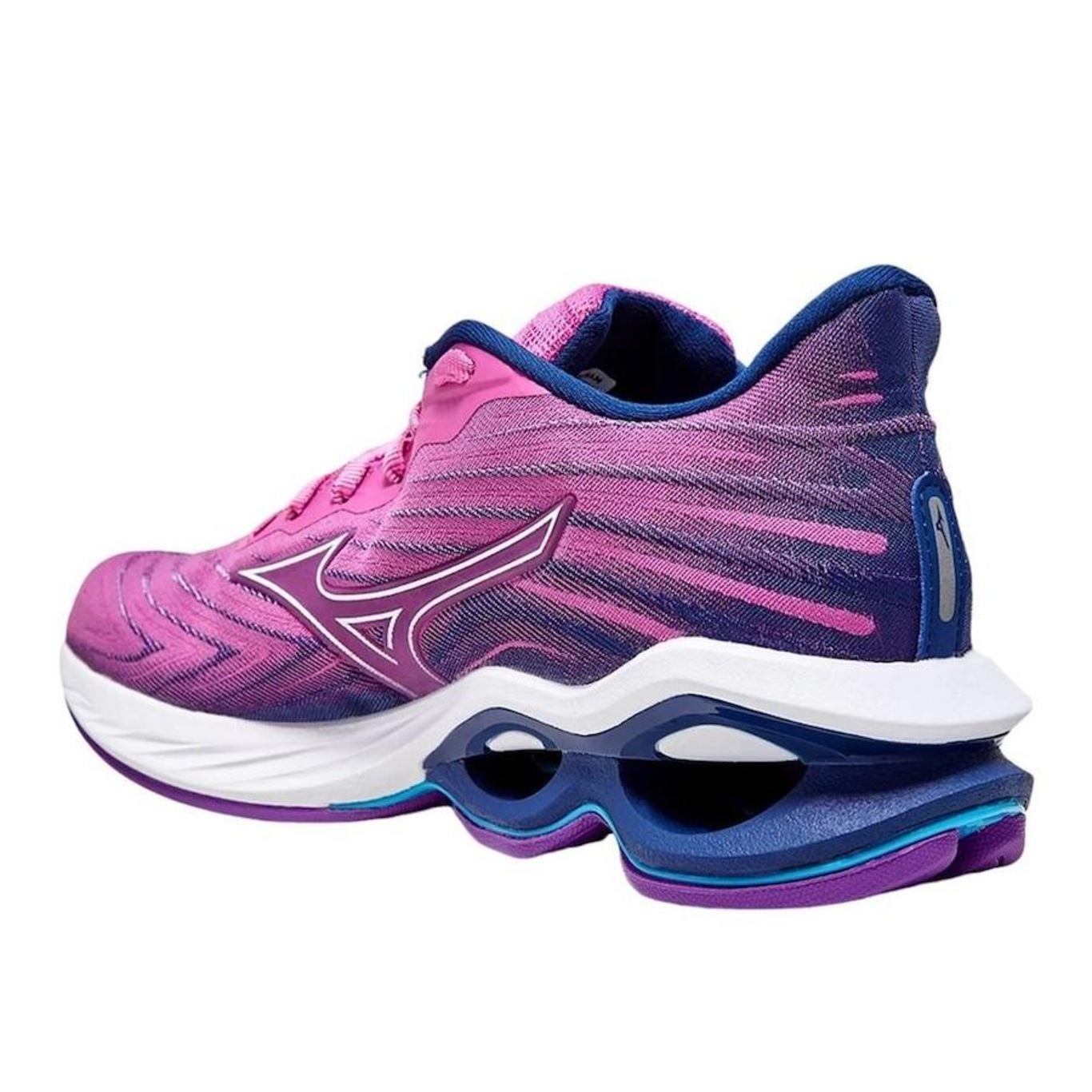 Kit Tênis Mizuno Wave Creation 25 + Par de Meias - Feminino - Foto 2