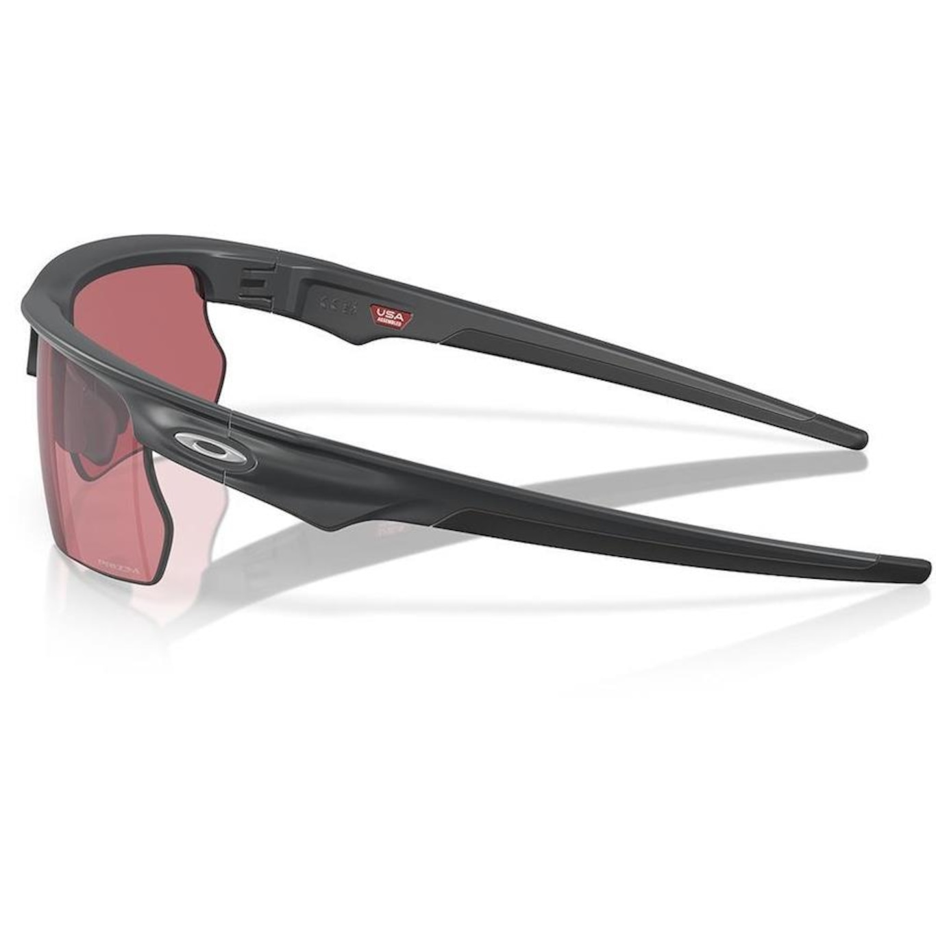 Óculos de Sol Oakley Bisphaera Matte Carbon Prizm - Unissex - Foto 2