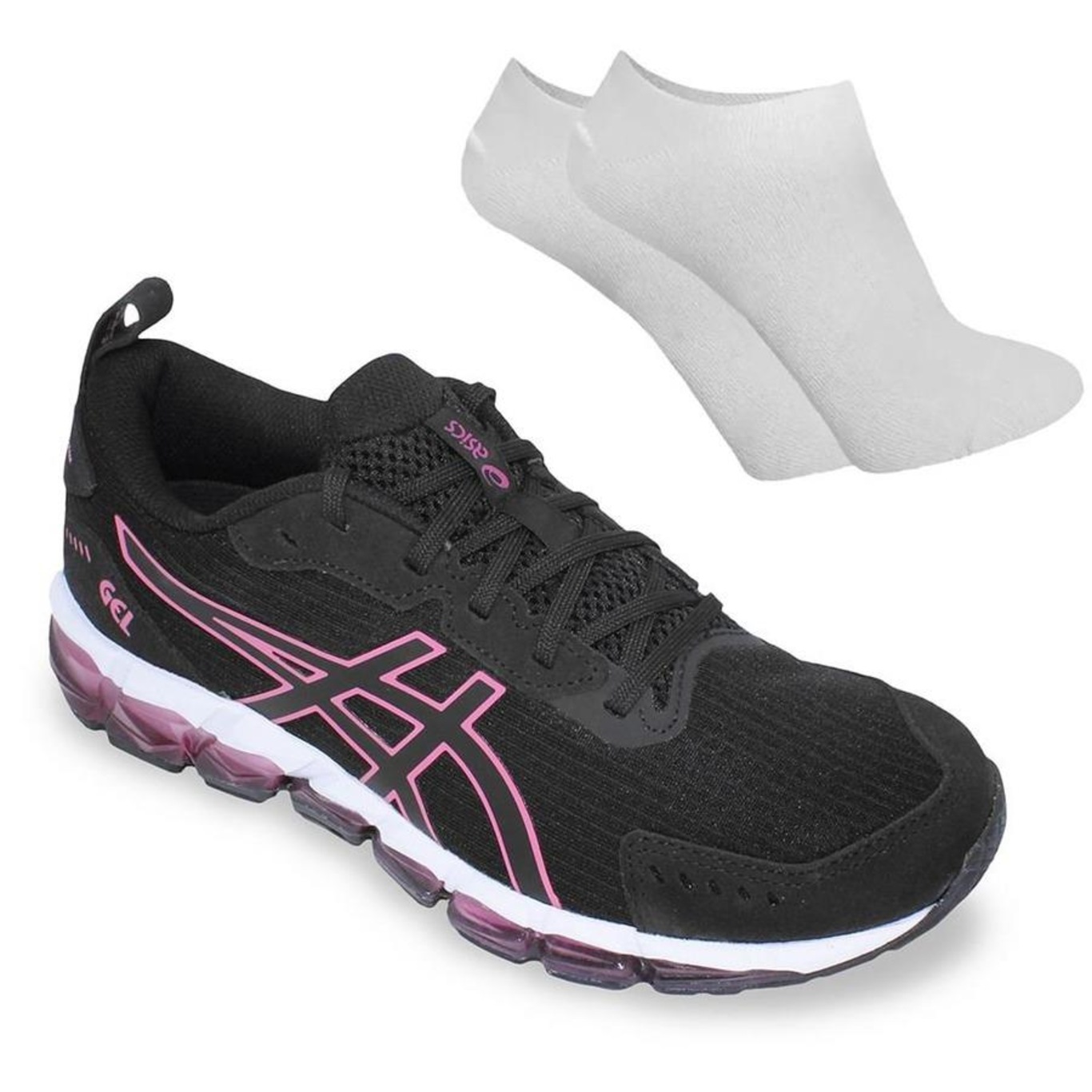 Kit Tênis Asics Gel-Quantum 360 + Par de Meias - Feminino - Foto 1