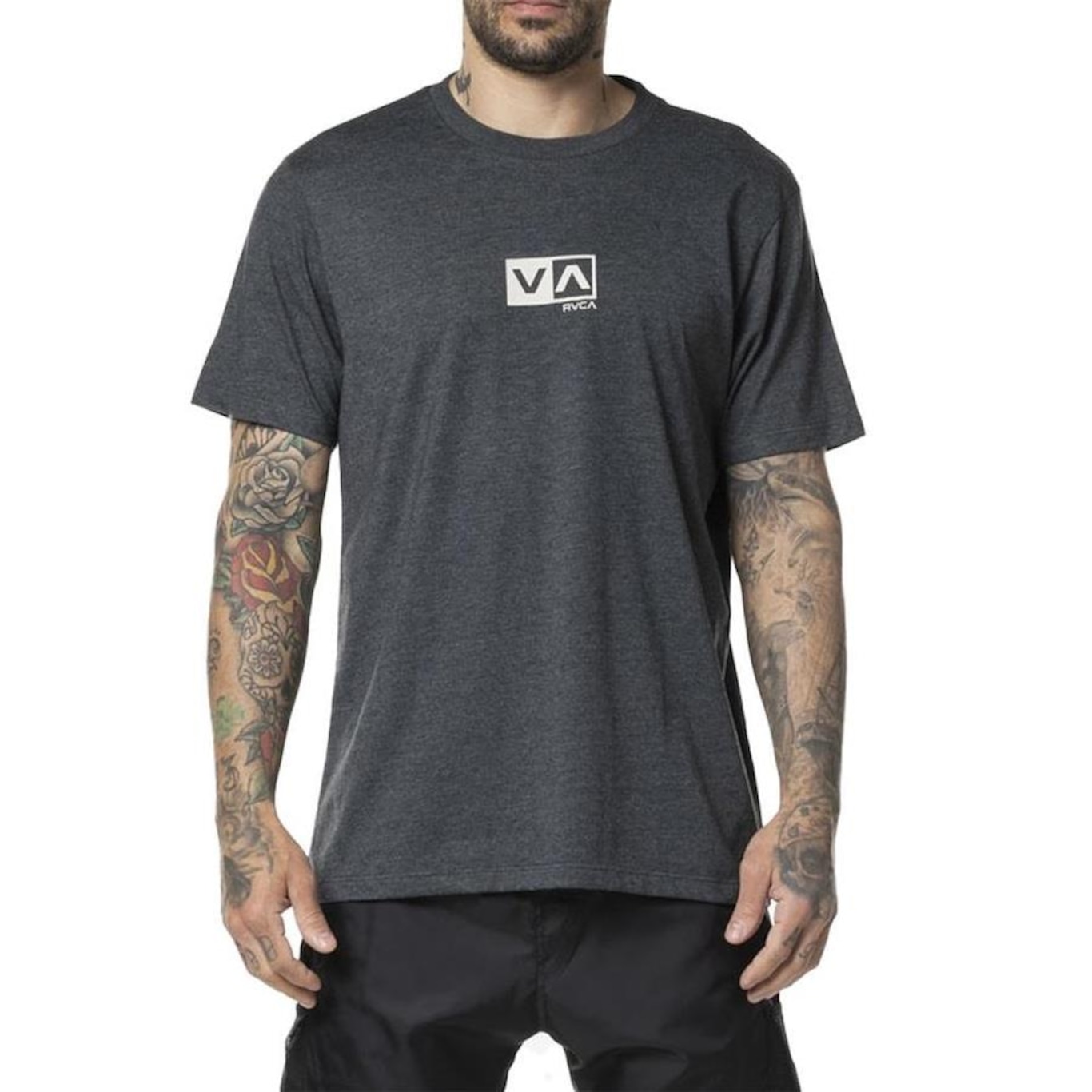 Camiseta Rvca Mini Balance Box Wt24 - Masculina - Foto 1