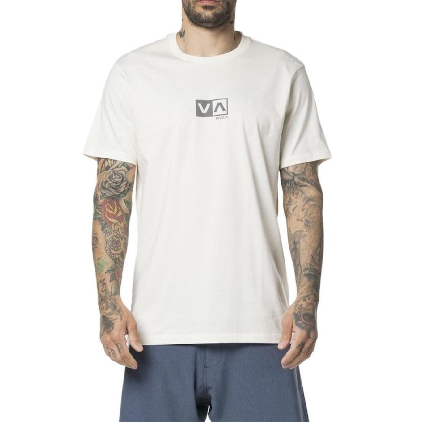 Camiseta Rvca Mini Balance Box Wt24 - Masculina - Foto 1