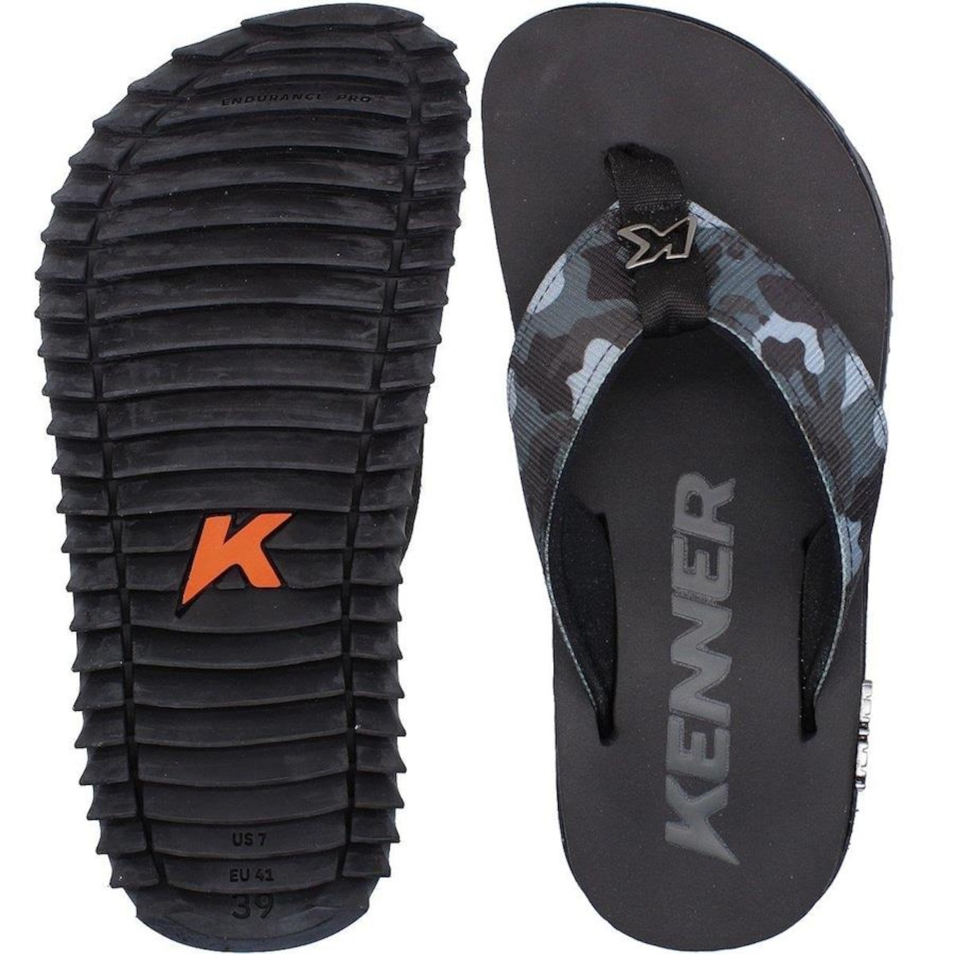 Chinelo Kenner Kivah Line Estampada - Masculino - Foto 3