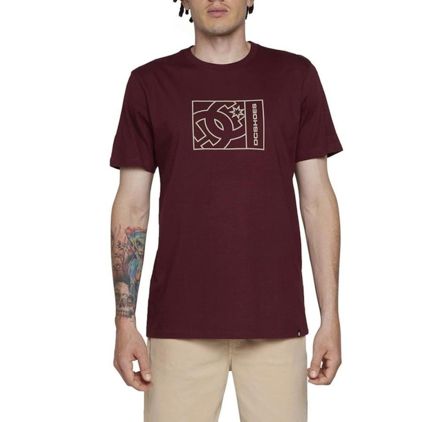 Camiseta Dc Shoes Static Outline Star - Masculina - Foto 3