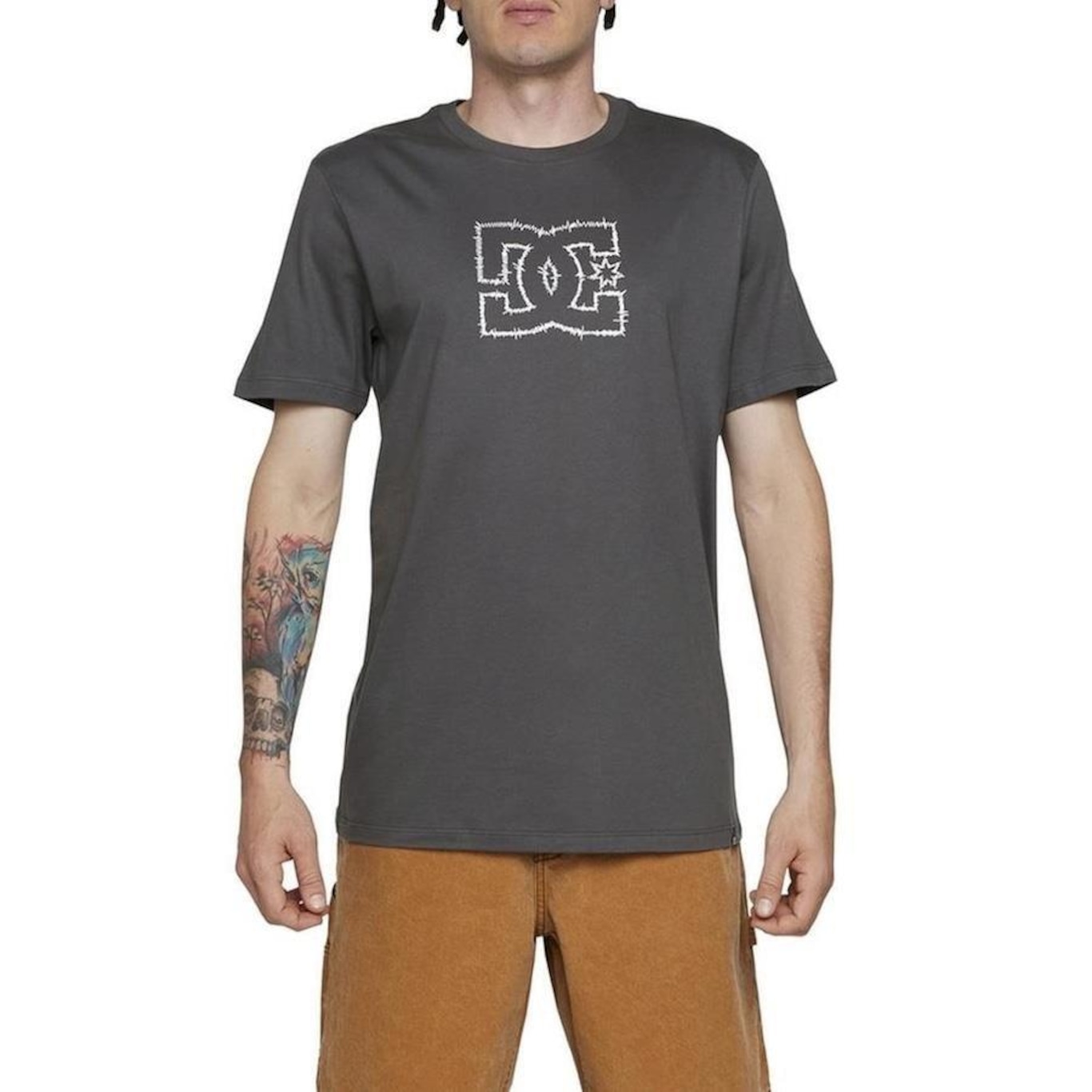 Camiseta Dc Shoes Stitched Star - Masculina - Foto 3