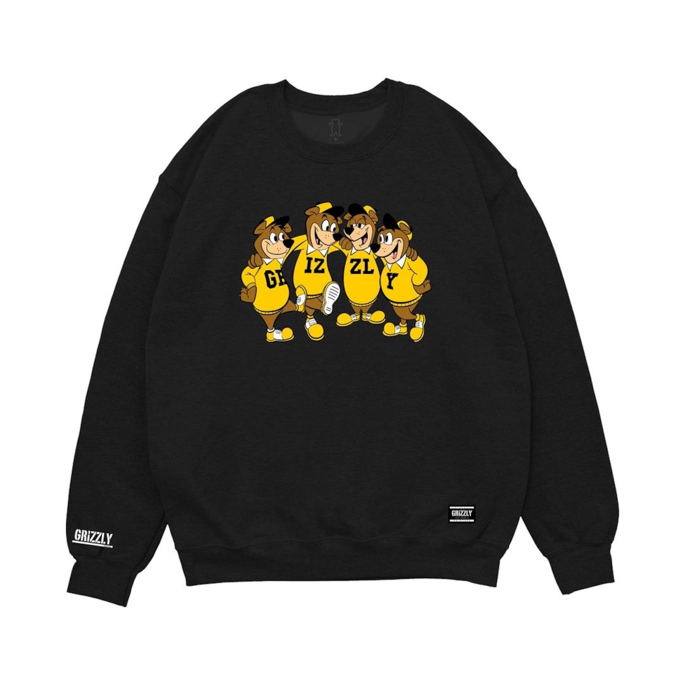 Blusão de Moletom Grizzly sem Capuz Sidelines Crewneck - Masculino - Foto 1