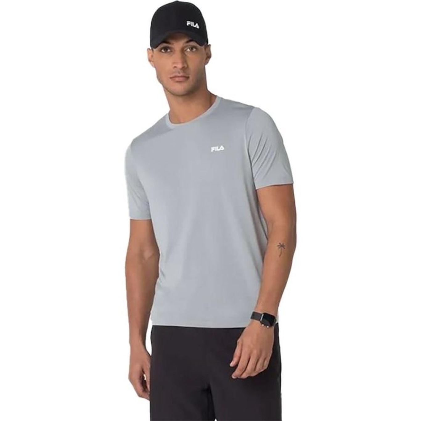 Camiseta Fila Sport Melange Lux - Masculina - Foto 3