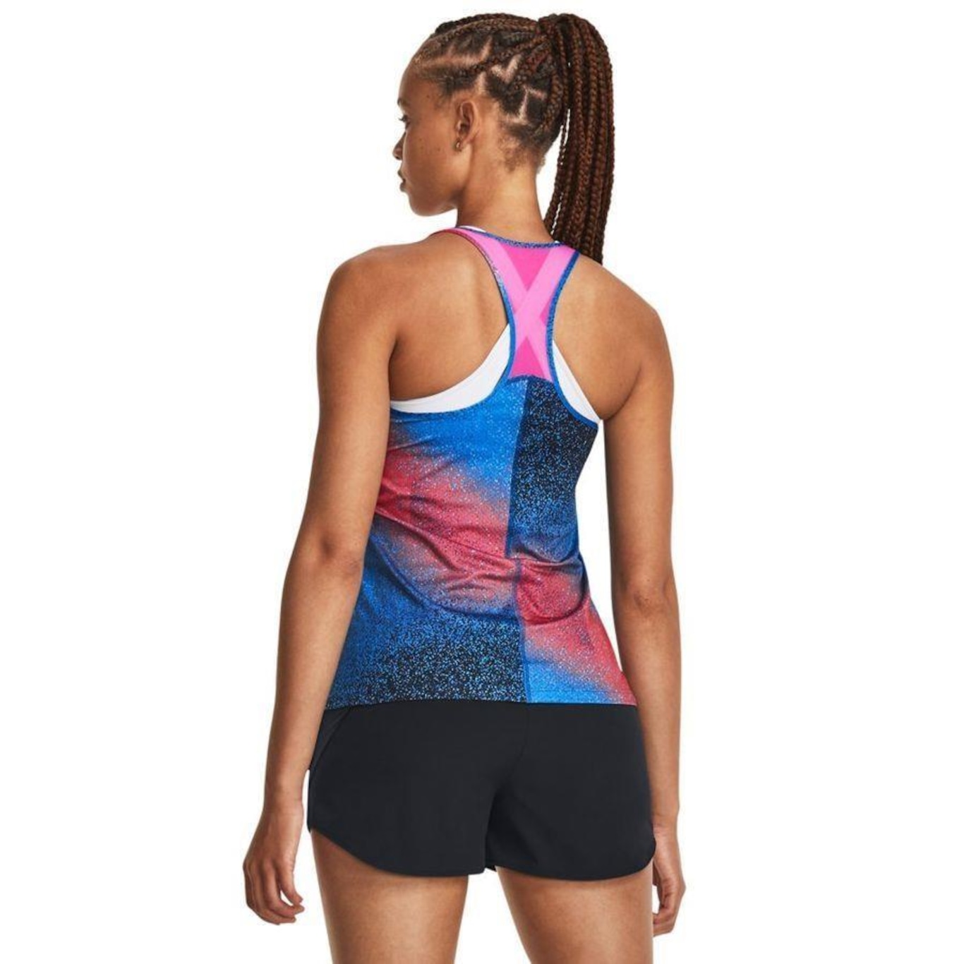 Camiseta Regata de Treino Under Armour Hg Armour Racer Print - Feminina - Foto 2