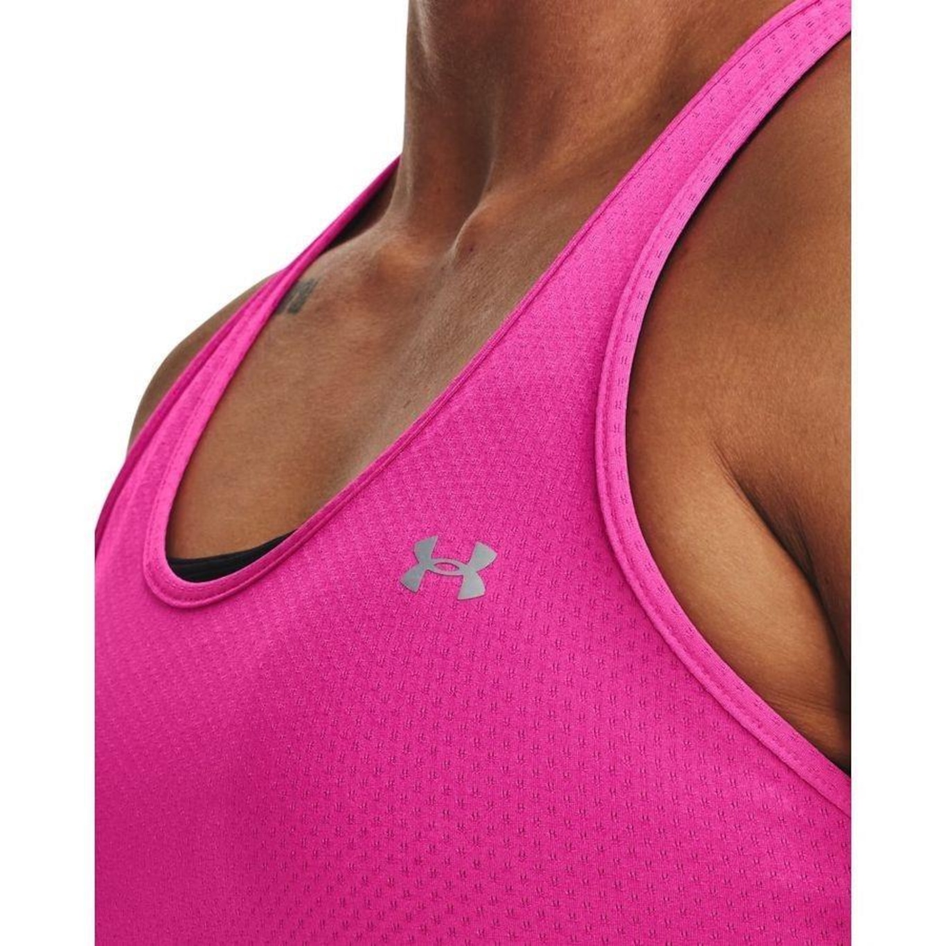 Camiseta Regata de Treino Under Armour Hg Racer - Feminina - Foto 3