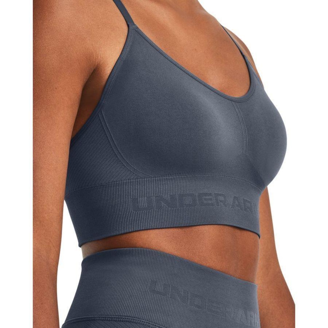 Top de Treino Under Armour Seamless Low - Feminino - Foto 4