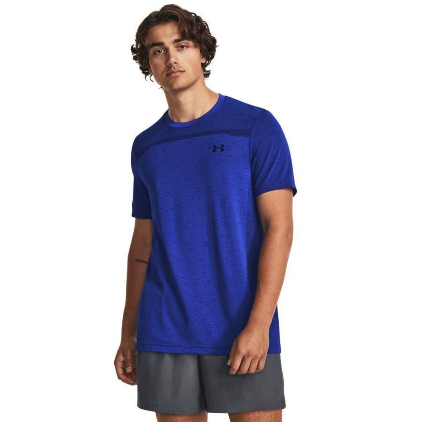 Camiseta de Treino Masculina Under Armour Seamless - Foto 1