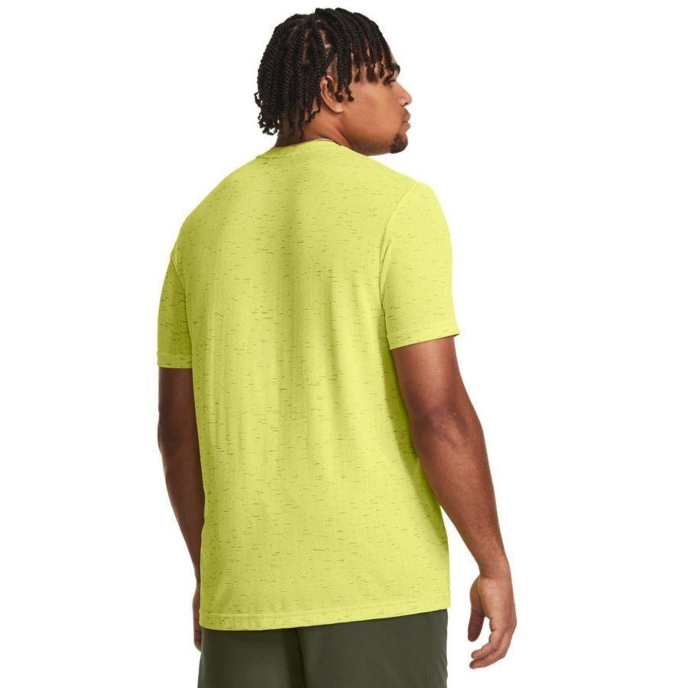 Camiseta de Treino Masculina Under Armour Seamless Grid - Foto 2