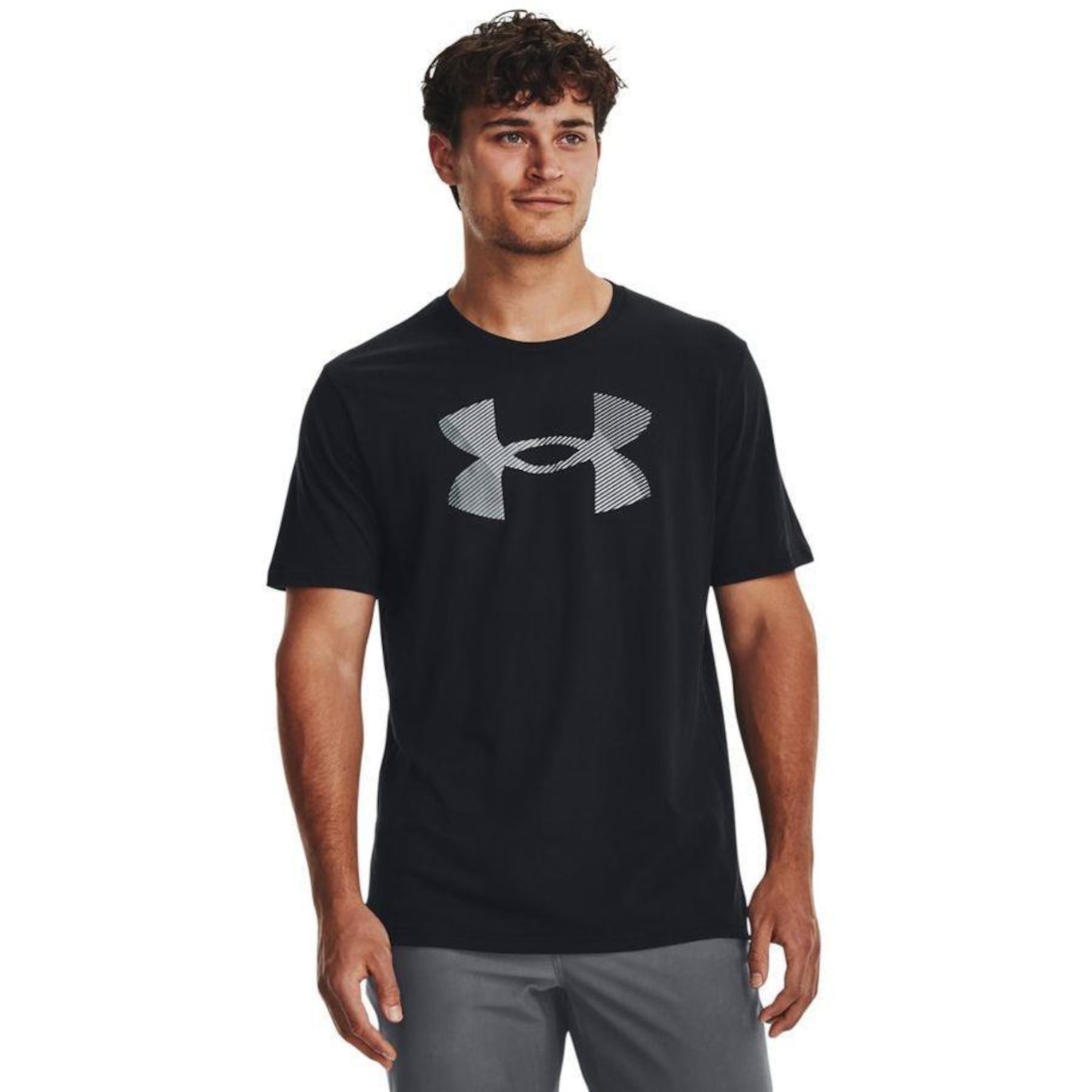 Camiseta Under Armour Big Logo Fill - Masculina - Foto 1