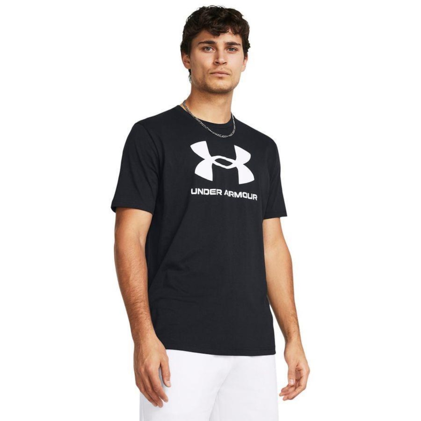 Camiseta de Treino Masculina Under Armour Sportstyle Logo - Foto 1