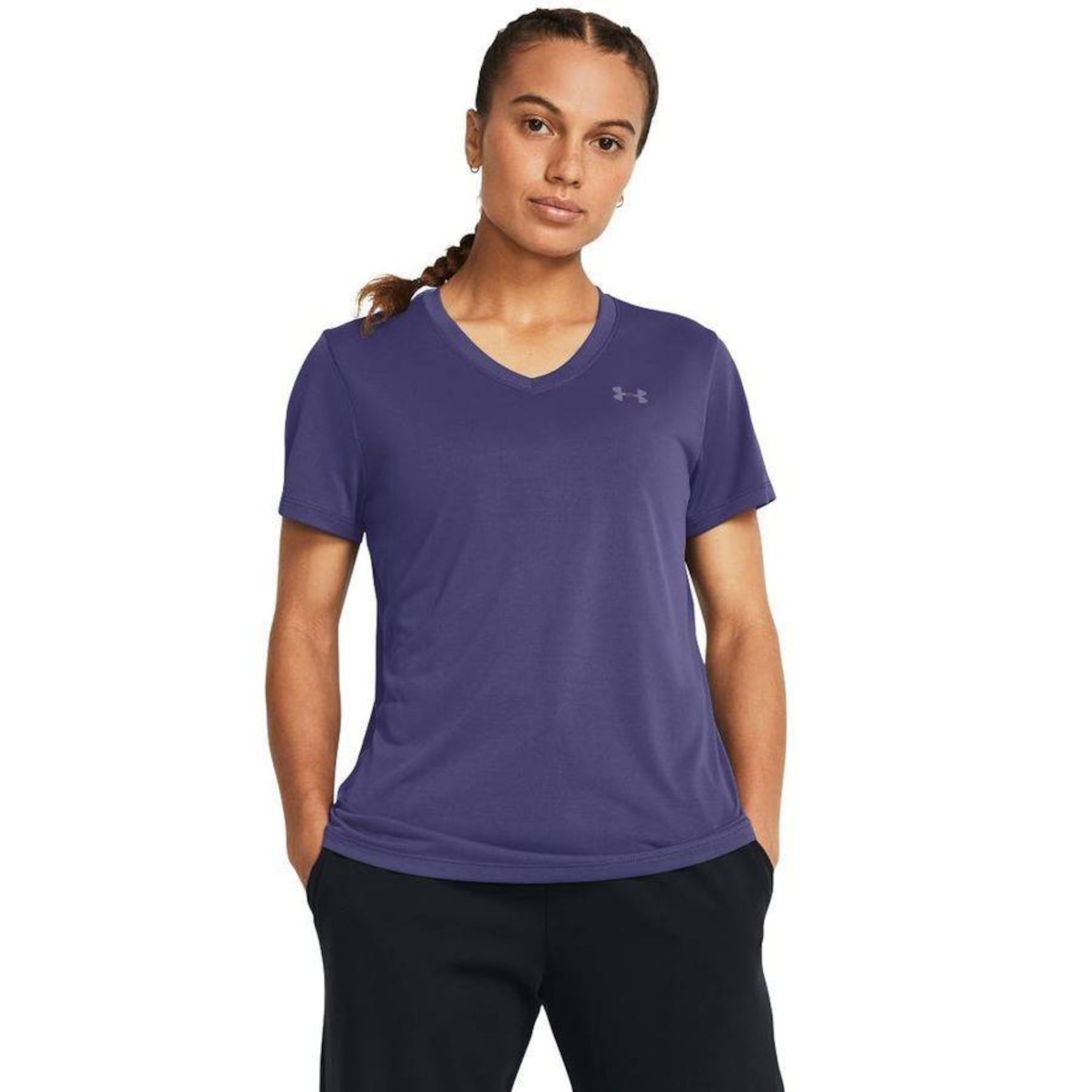 Camiseta de Treino Under Armour Tech Solid - Feminina - Foto 1