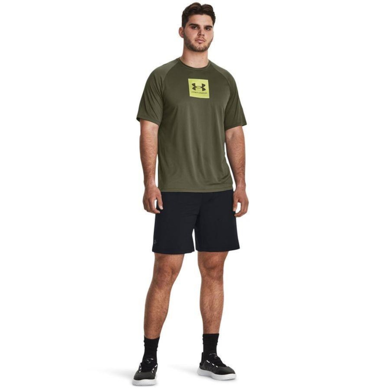 Camiseta de Treino Under Armour Tech Printed Fill - Masculina - Foto 4