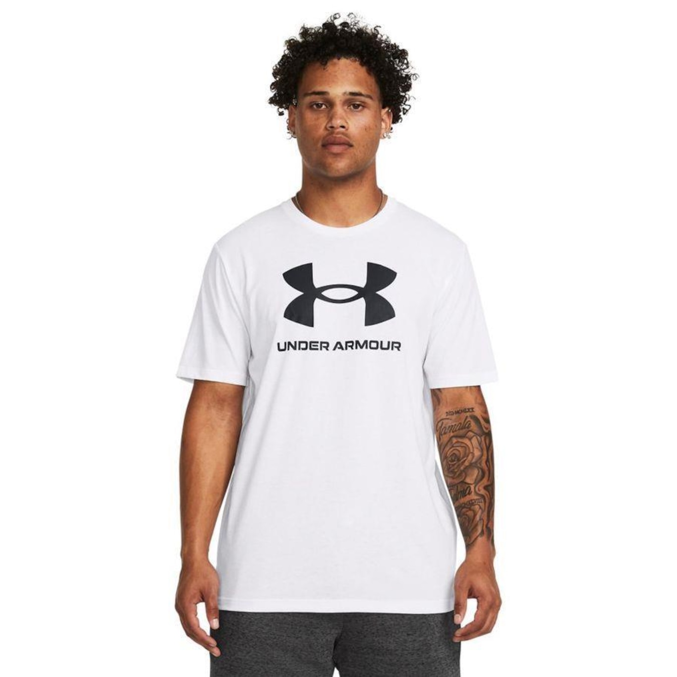 Camiseta de Treino Masculina Under Armour Sportstyle Logo - Foto 1