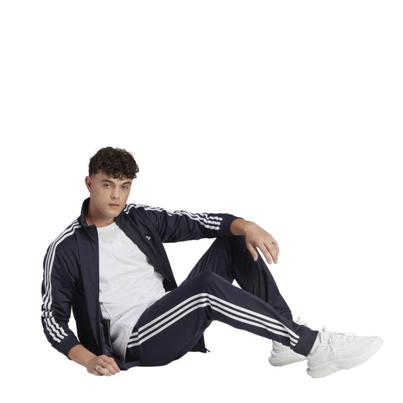 Agasalho adidas 3 Stripes - Masculino - Foto 3