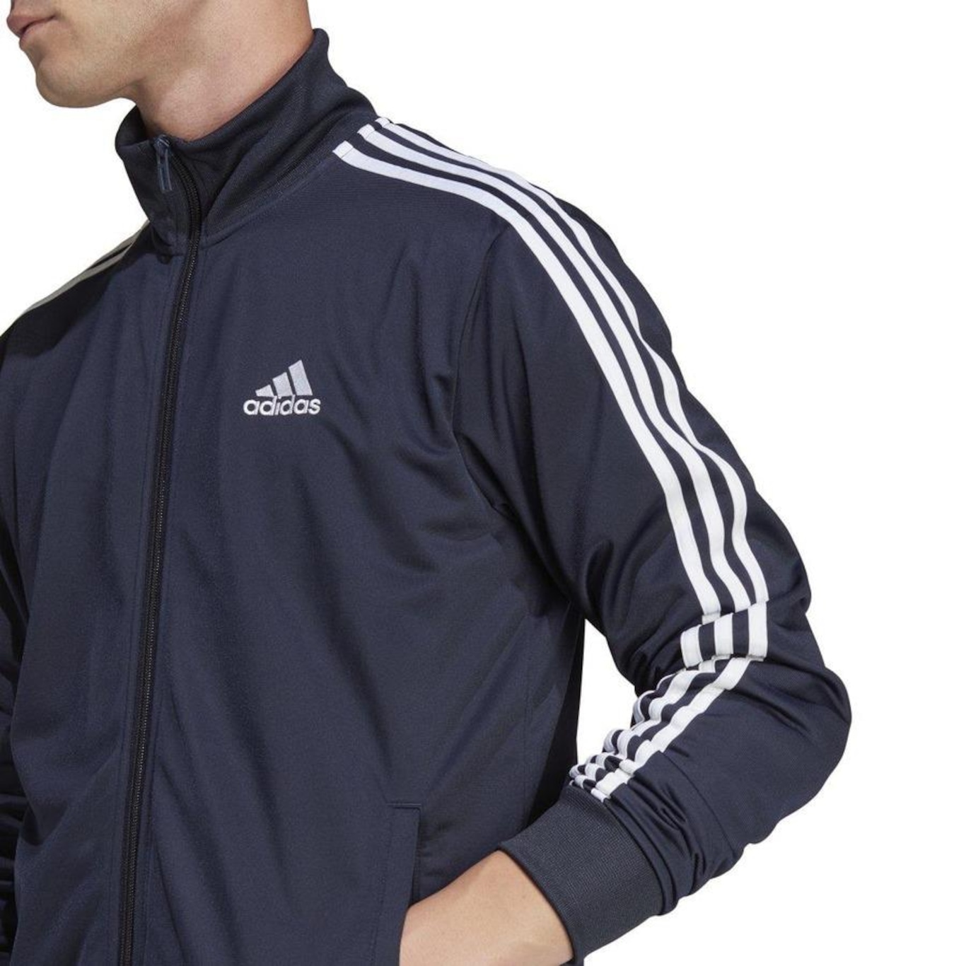 Agasalho adidas 3 Stripes - Masculino - Foto 5