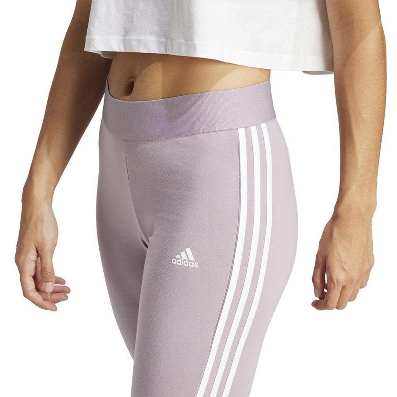 Calça Legging adidas 3 Stripes - Feminina - Foto 3