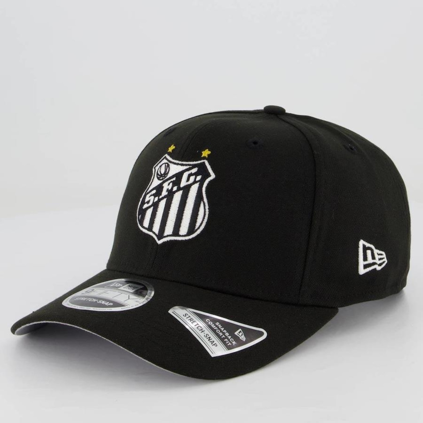 Boné Aba Curva New Era Santos - Snapback - Adulto - Foto 1