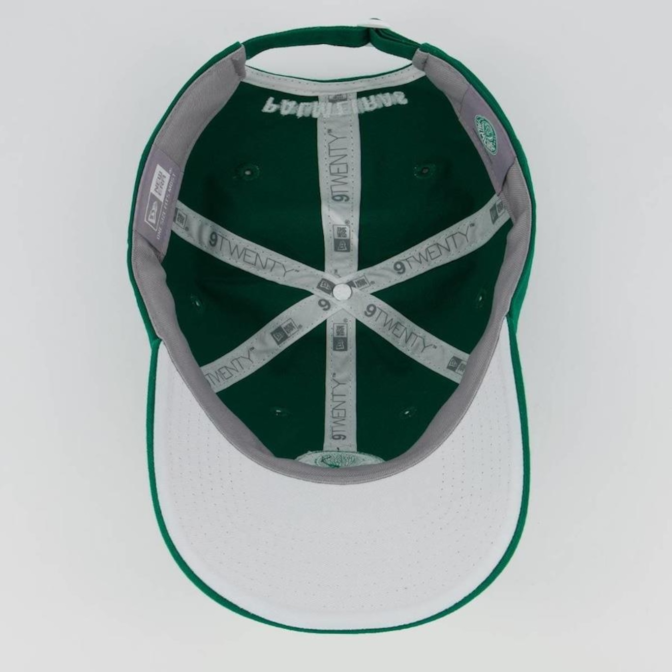 Boné Aba Curva New Era Palmeiras - Strapback - Adulto - Foto 4