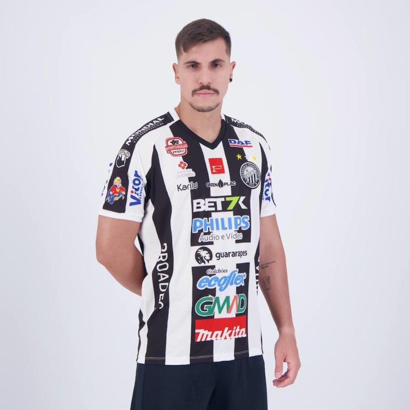 Camisa Operário Ferroviário I 2024 Karilu - Masculina - Foto 1