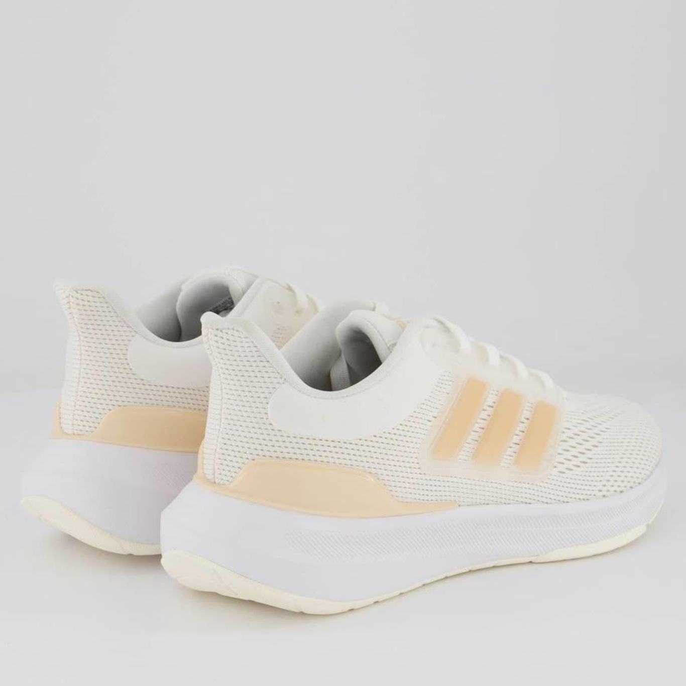 Tênis adidas Ultrabounce W Feminino Branco E Salmão - Foto 3