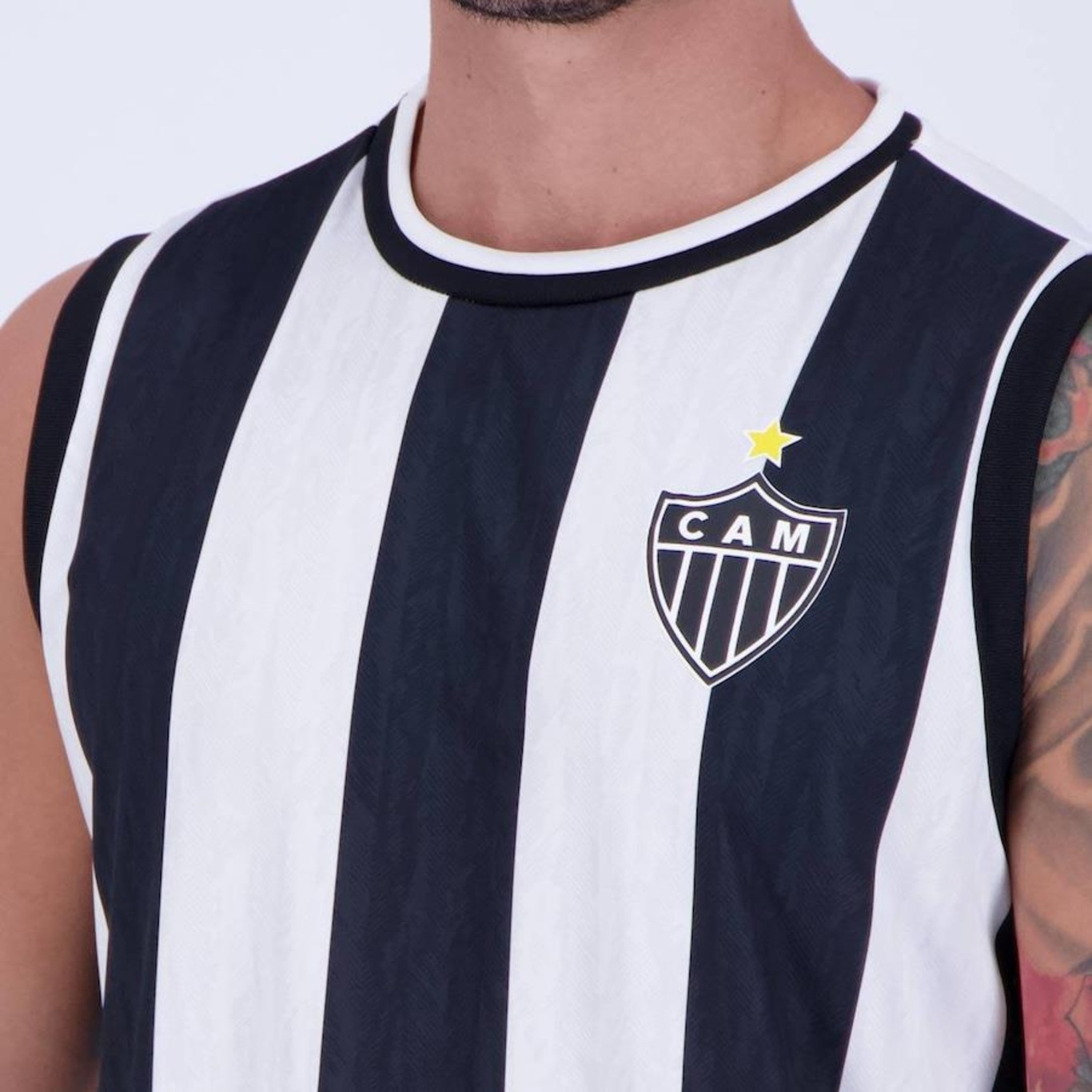 Camiseta Regata Atlético Mineiro Flood Braziline - Masculina - Foto 2