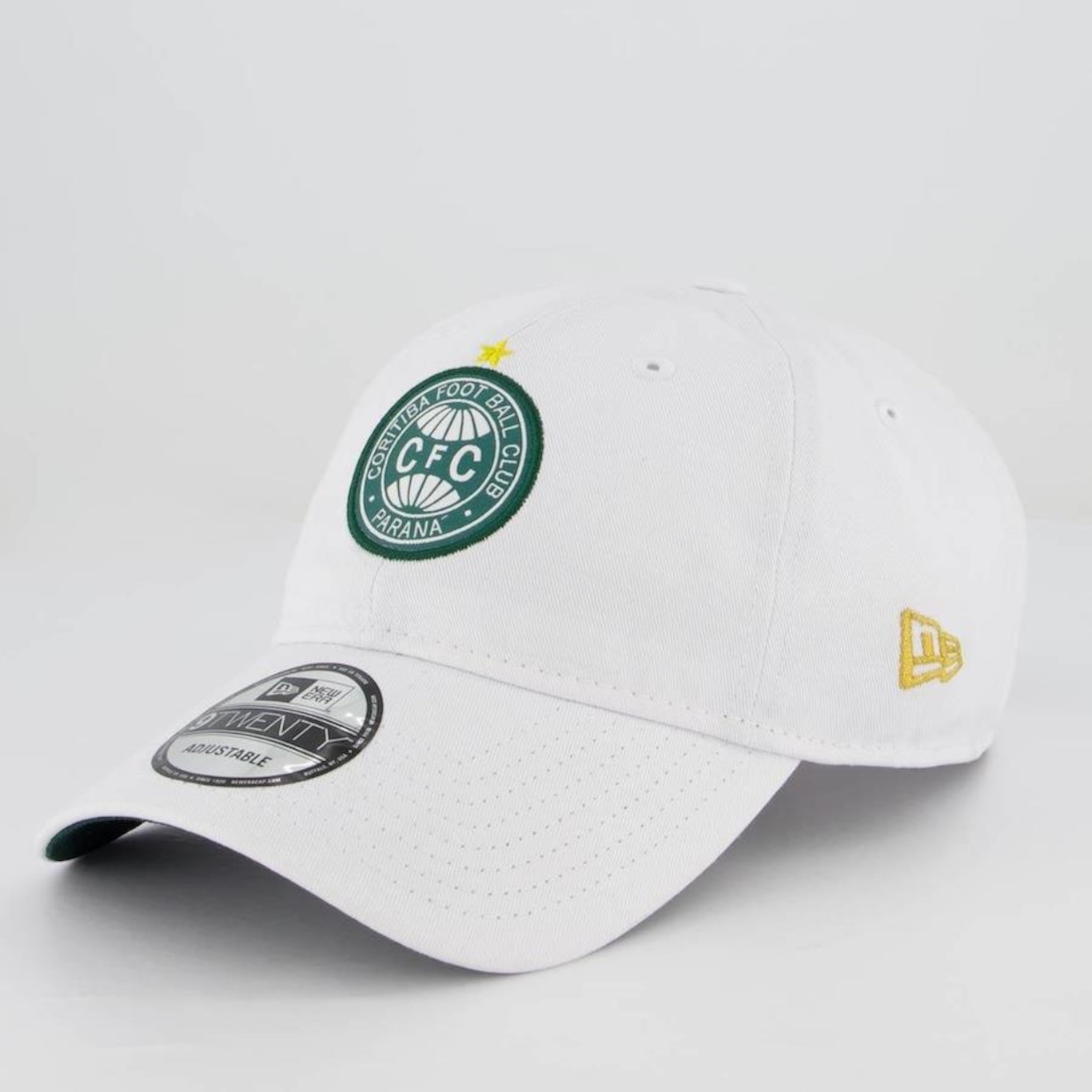 Boné Aba Curva New Era Coritiba - Strapback - Adulto - Foto 1