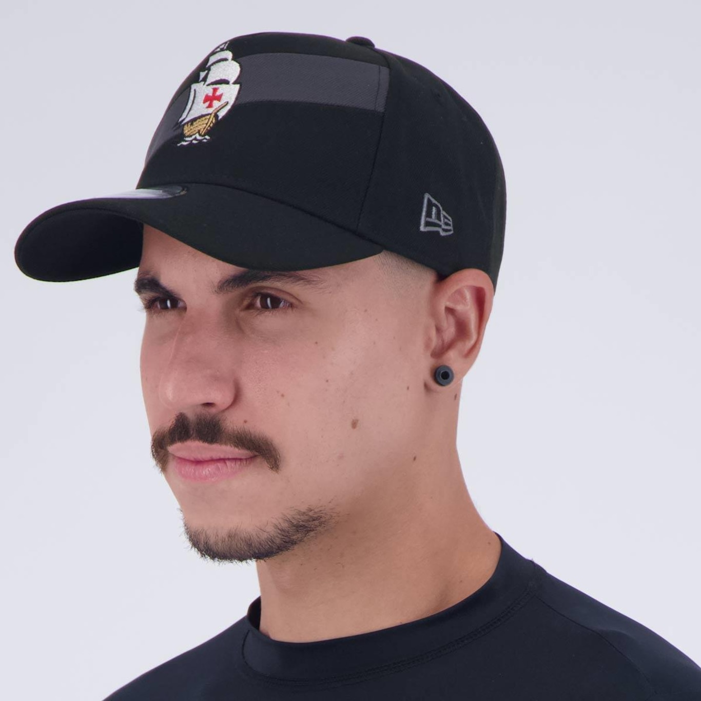 Boné Aba Curva New Era Vasco - Snapback - Adulto - Foto 5