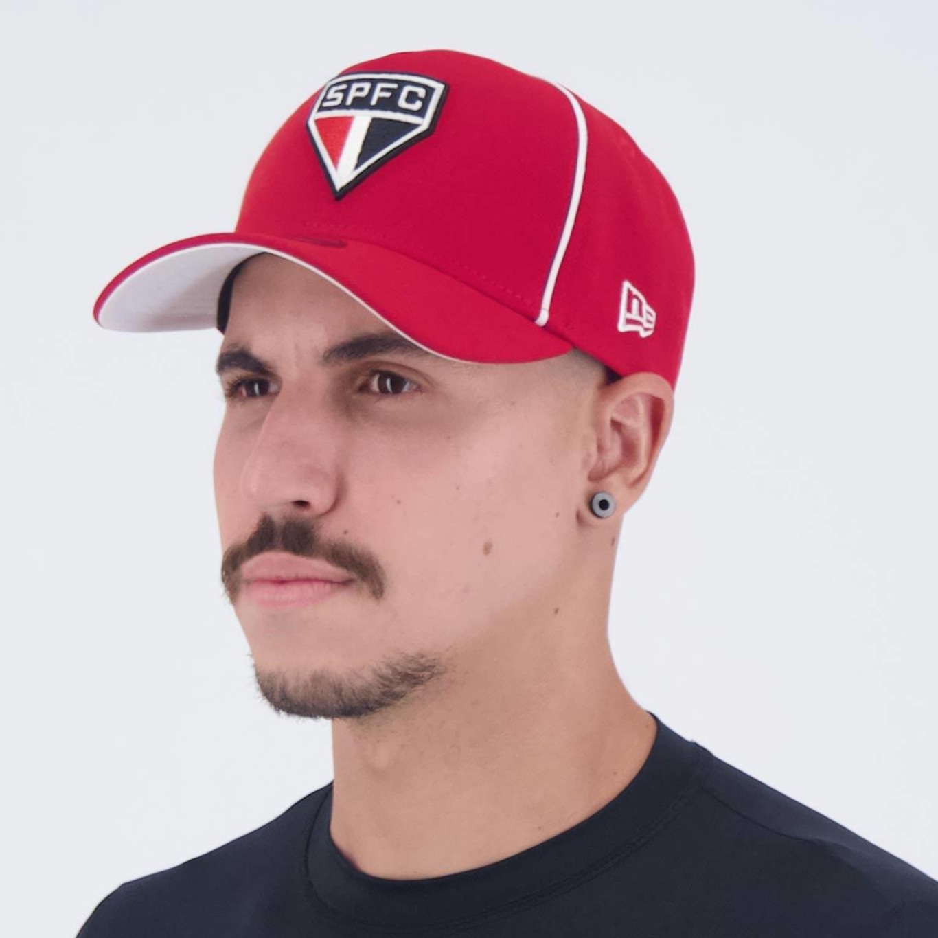 Boné Aba Curva do São Paulo New Era Spfc - Snapback - Adulto - Foto 5